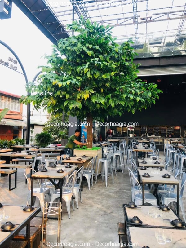 cây giả lá xanh cổ thụ cây giả lá xanh cổ thụ