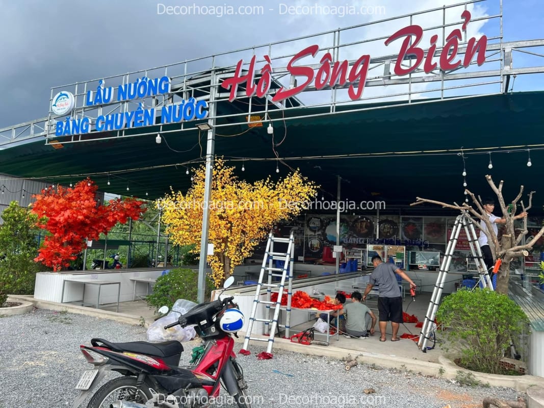 cây hoa mai giả đẹp