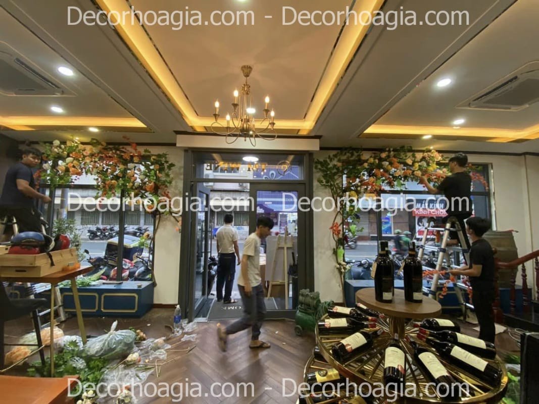 hoa hồng giả trang trí