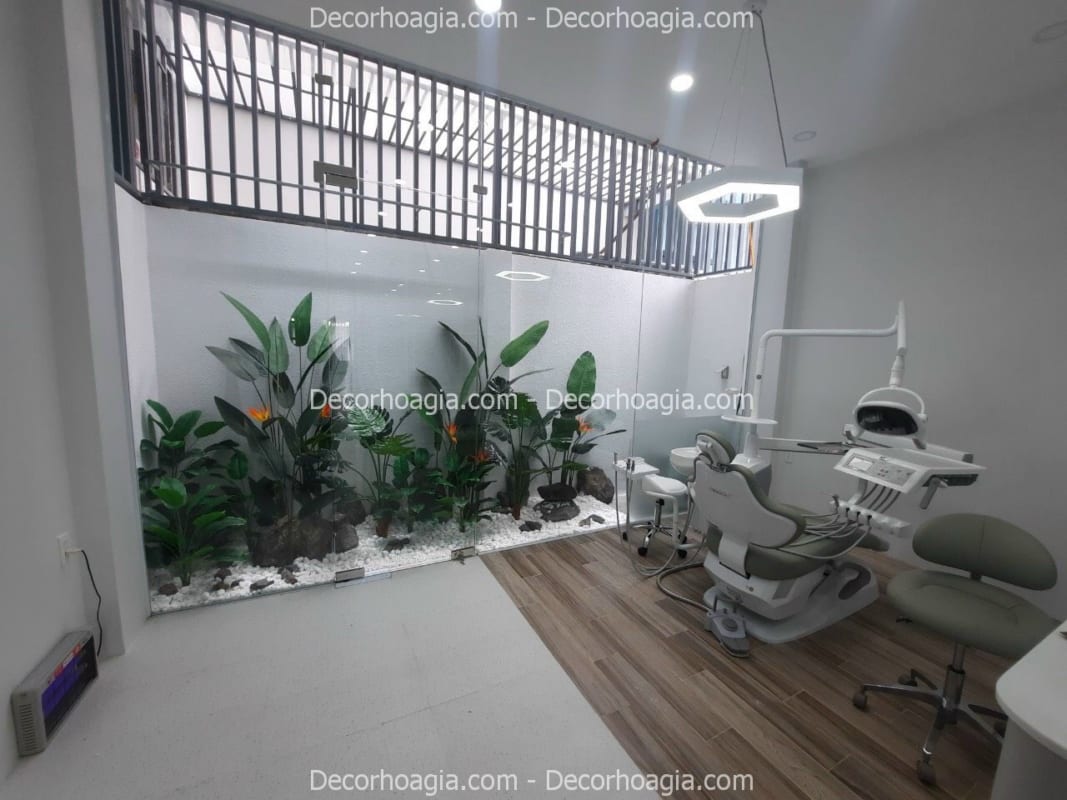 tiểu cảnh cây giả đẹp hcm