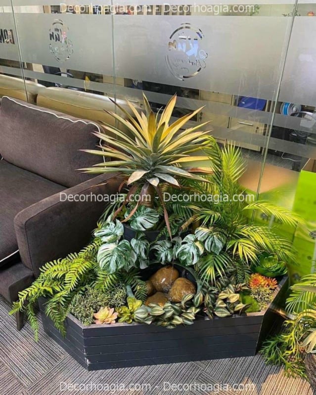Tiểu cảnh cây giả nha trang