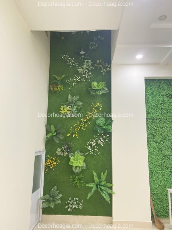 tường cây giả long an
