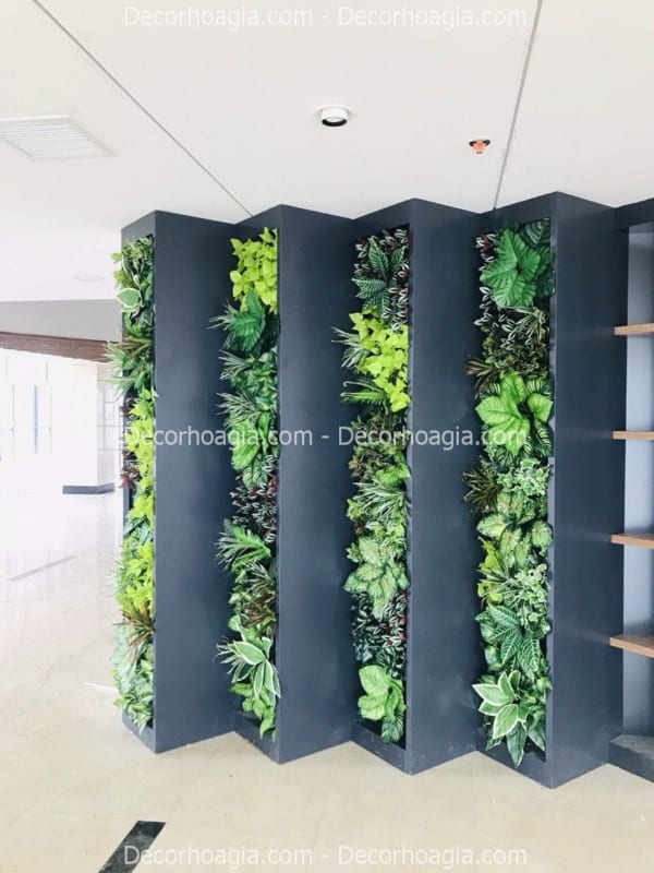vách cây nhựa đẹp