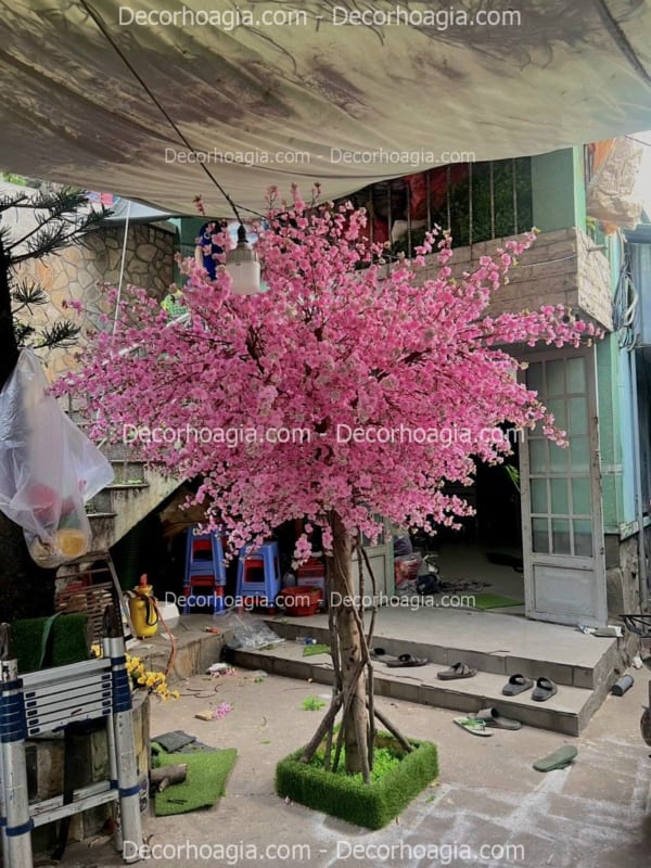 cây hoa anh đào giả cao 2m5 hcm