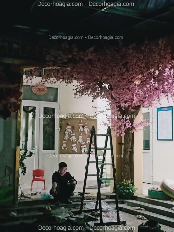 cây hoa anh đào giả giá rẻ hà nội