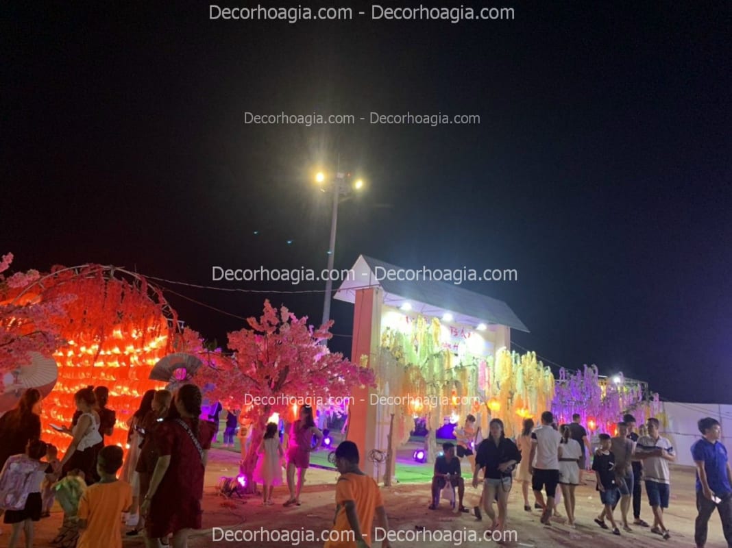 cây hoa tử đằng giả tại nha trang