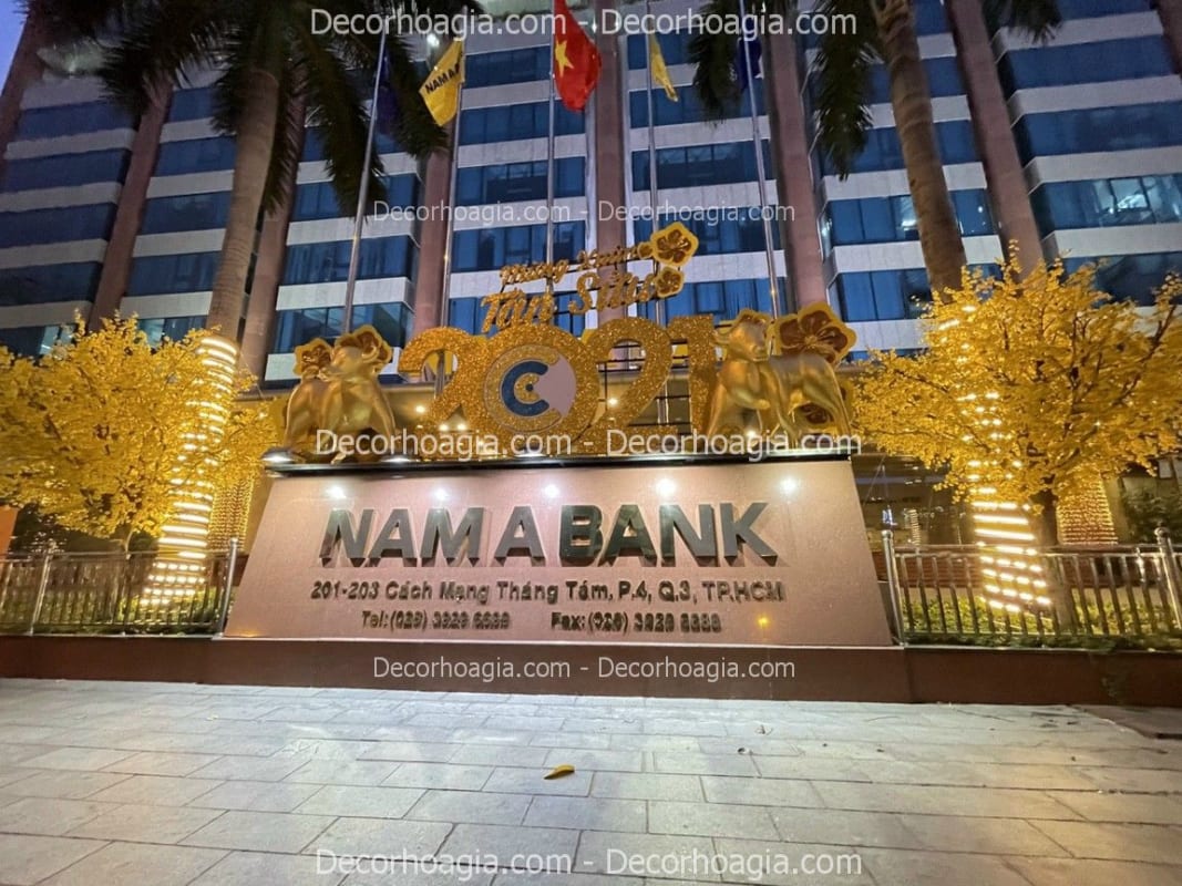 cho thuê cây hoa mai giả sự kiện