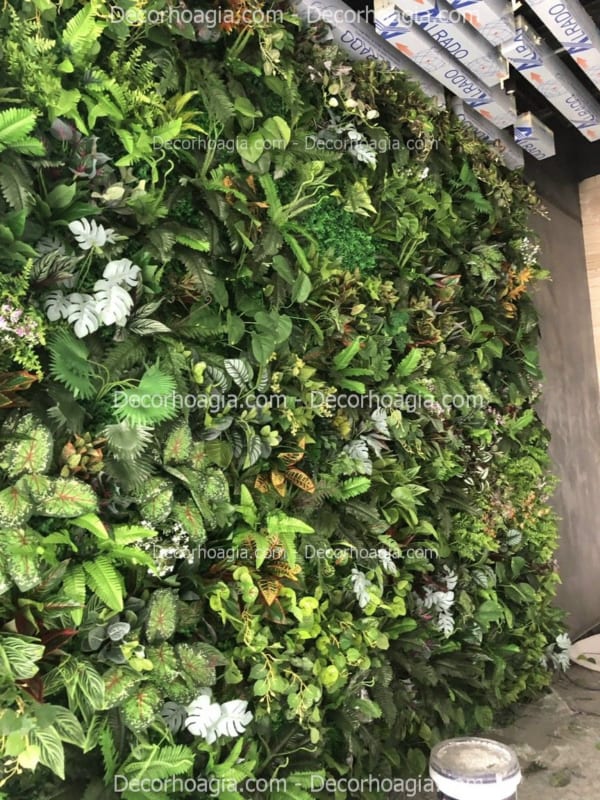 tường cây giả nha trang