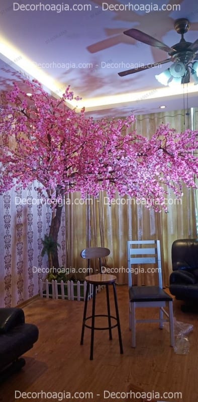 Cây hoa anh đào giả trang trí nhà
