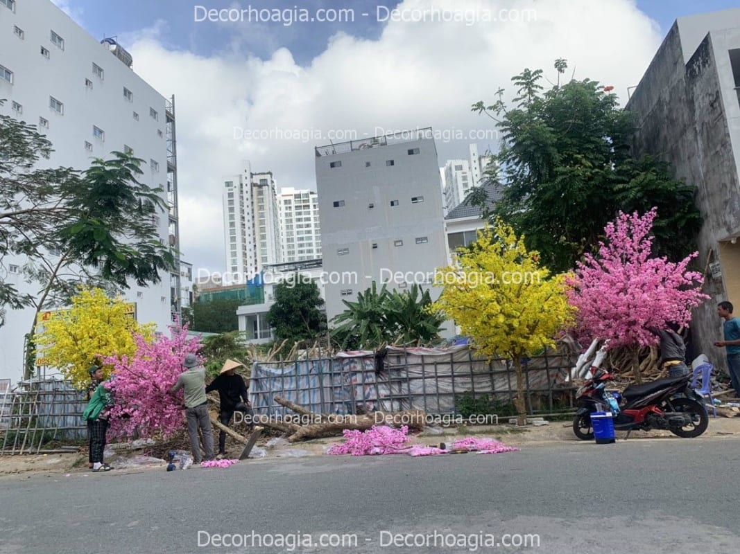 Cho thuê cây hoa anh đào giả sự kiện