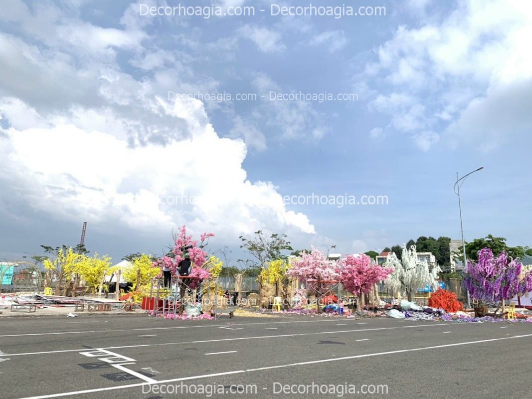 Cho thuê cây hoa anh đào giả sự kiện