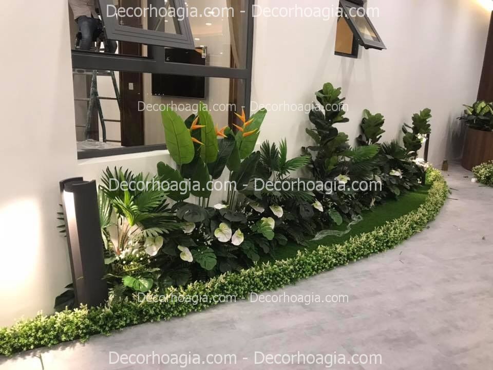 Tiểu cảnh cây giả quận 2