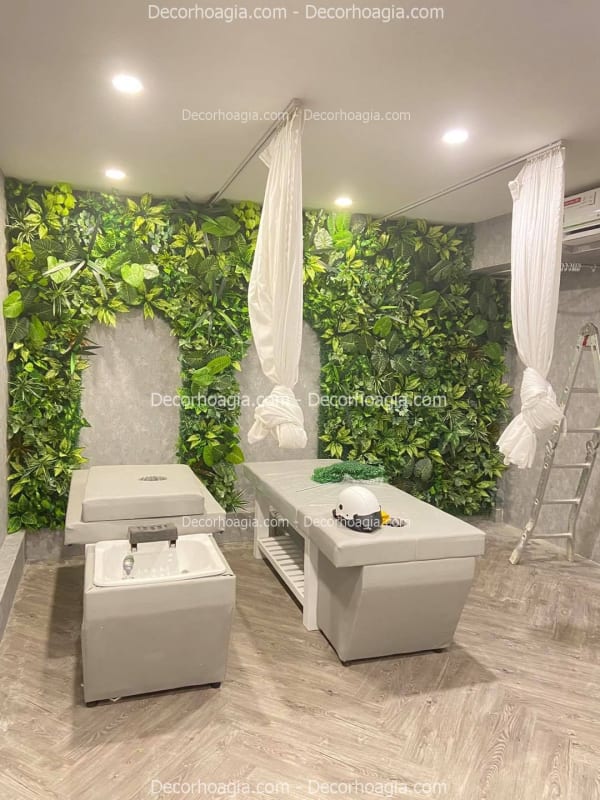 Tường cây giả quận 2 TPHCM