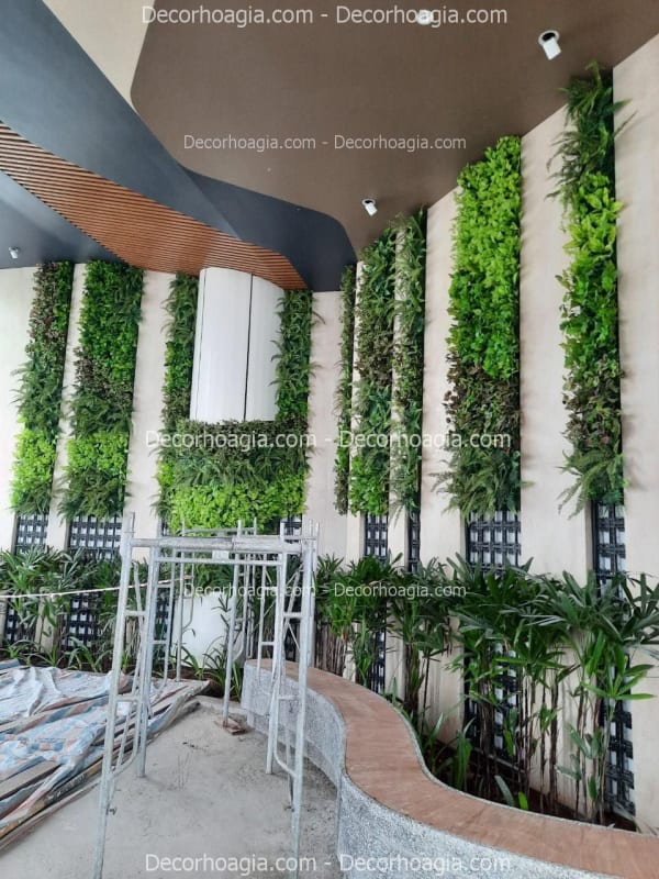 Tường cây giả quận 3 TPHCM