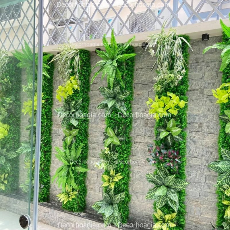Tường cây giả quận 9 TPHCM