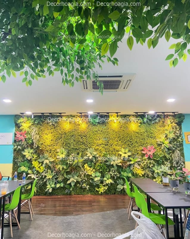 Tường cây giả tại Hà Đông