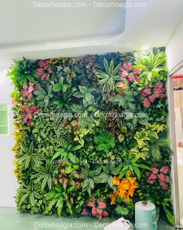Tường cây giả tại Hưng Yên